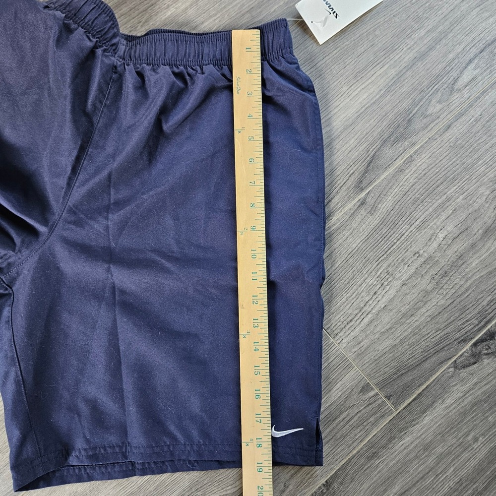 NIKE Mens Essentials Solid Lap 9 Volley Short Swim Trunk Midnight Navy L - Picture 6 of 12